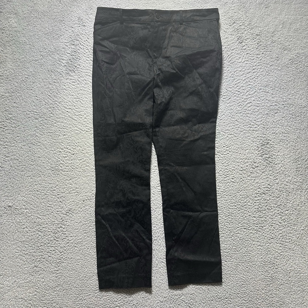 Lauren Ralph Lauren Jeans Womens 12P Black Modern Skinny Petite Stretch Pants